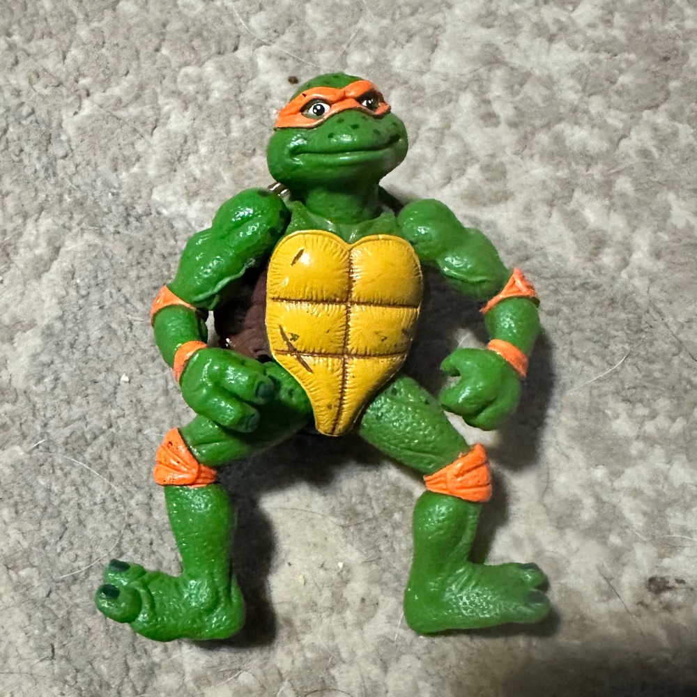 Vintage 1992 TMNT Michelangelo Action Figure Playmates Mirage Studios Figure